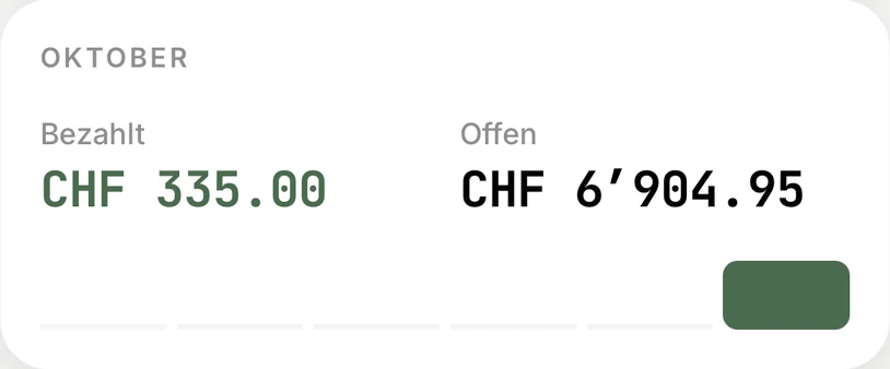 Oktober: bezahlt und offen